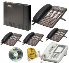 NEC 1000 Starter Kit with (1) 34-Button Operator Console (3) 22-Button Digital Work Station Phones (1) Kitchen or Warehouse Single Line Phone $999.00