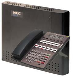 NEC 1000 Phone System Kit With 3 22-Button Display Phones $749.00