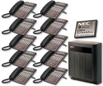 (image for) NEC 8 X 16 Kit with 10 22-Button Phones & Voice Mail - Click Image to Close