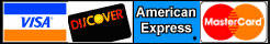 We Accept Credit Cards