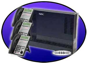 (image for) NEC SL1100 Phone System with 3-Phones - Click Image to Close