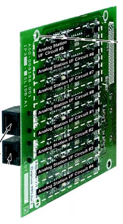 (image for) NEC SV9100 8 Port Analog Station Daughter Board - Click Image to Close